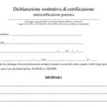 Cos’è e a cosa serve l’autocertificazione generica